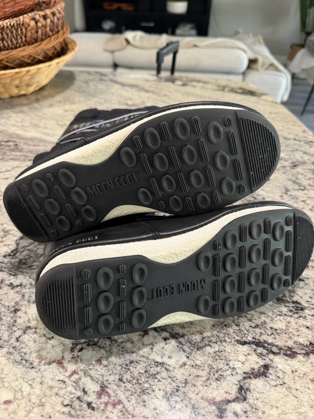 Moon Boot Kids Black Lace-Up Insulated Snow Boots